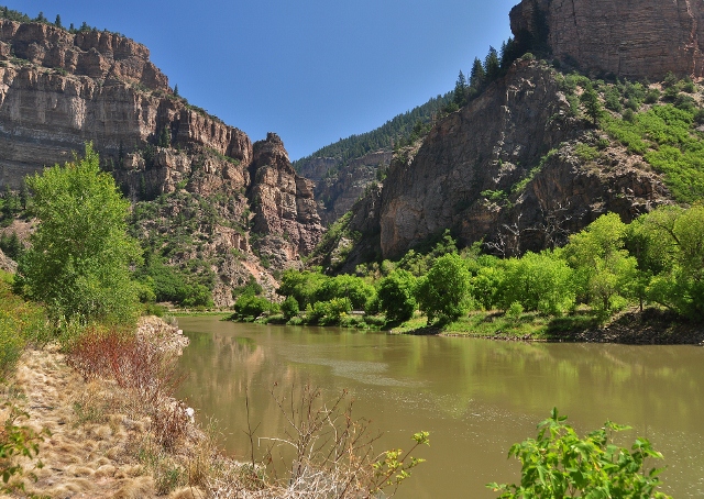 the Glenwood Canyon bike path